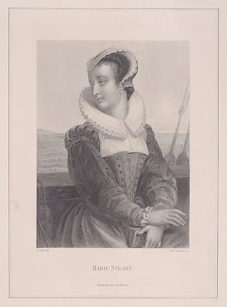 Mary, Queen of Scots returning to Scotland from Calais, by Ferdinand Delannoy