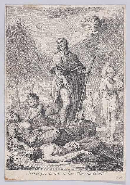 Saint Roch, by Francesco Bartolozzi