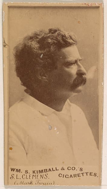 Samuel L. Clemens (Mark Twain), from the Actresses series (N203) issued by Wm. S. Kimball & Co., by William S. Kimball & Company