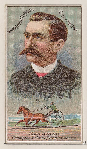 John Murphy, Champion Driver of Trolling Horses, from the Champions of Games and Sports series (N184, Type 1) issued by W.S. Kimball & Co., by W.S. Kimball & Co.