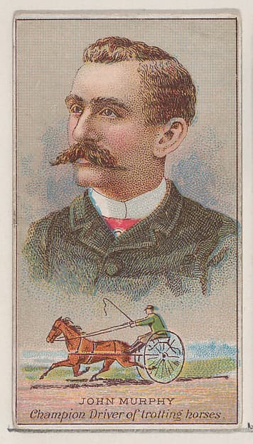 John Murphy, Champion Driver of Trolling Horses, from the Champions of Games and Sports series (N184, Type 2) issued by W.S. Kimball & Co., by W.S. Kimball & Co.