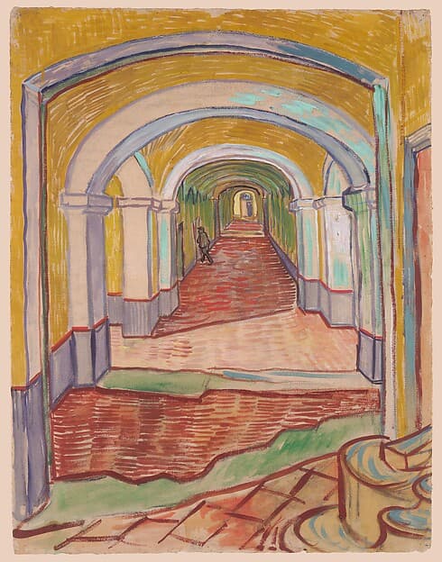 Corridor in the Asylum, by Vincent van Gogh