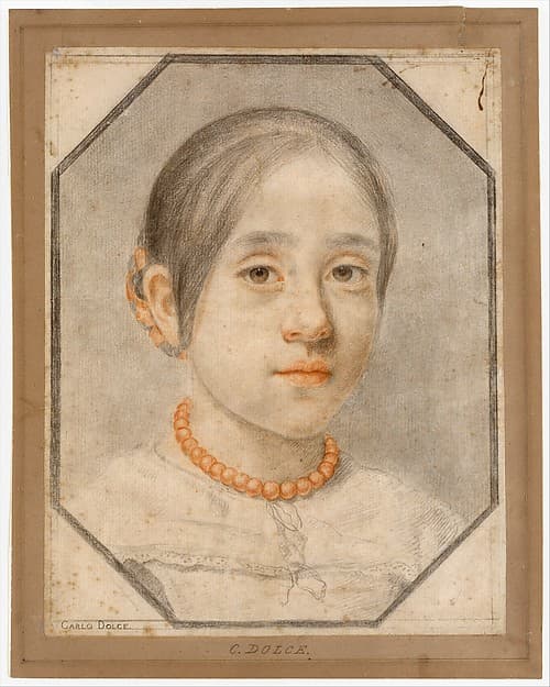 Portrait of the Artist's Daughter Agata Dolci, by Carlo Dolci