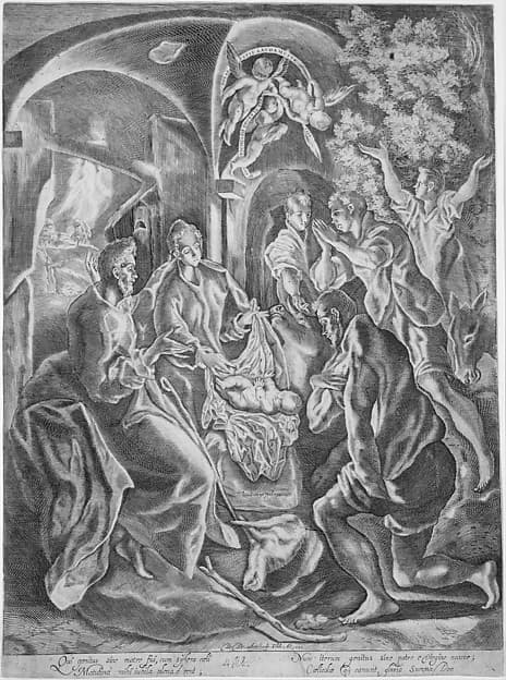 The adoration of the shepherds, by Diego de Astor