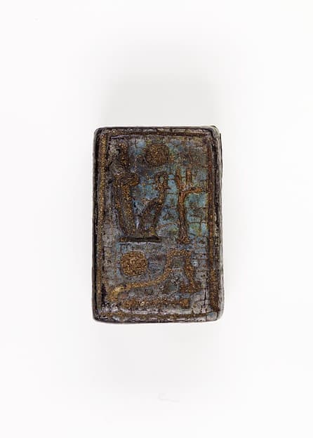 Amuletic plaque of Paser, the Vizier of Seti I and Ramesses II, by Paser