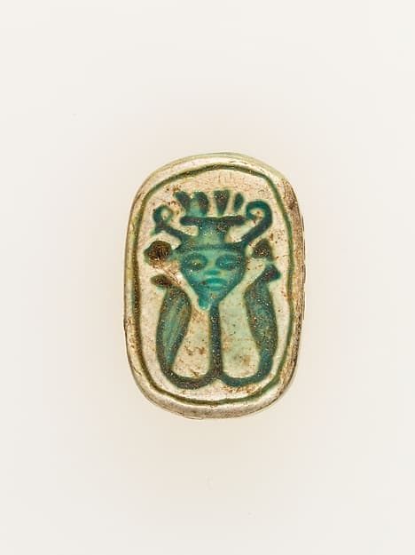 Scaraboid with an image of Hathor