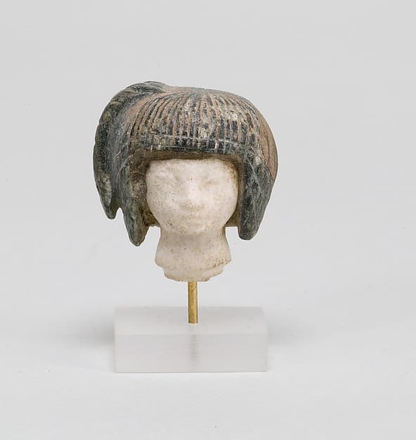 Head from a Spoon in the form of a Swimming Girl