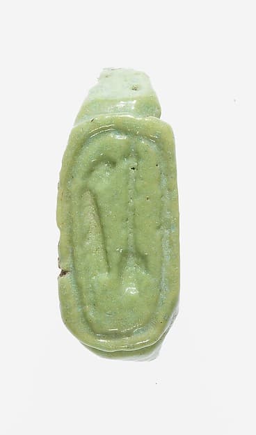 Ring Inscribed with the Hieroglyphs Nefer Maat