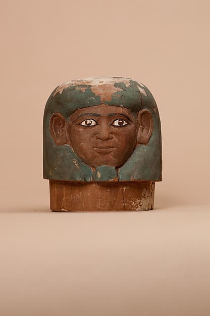 Canopic jar lid of Ukhhotep