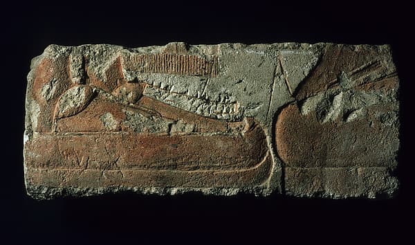 Fragment with royal feet