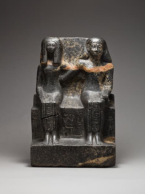 Pair Statue of Neferkhawet and Rennefer