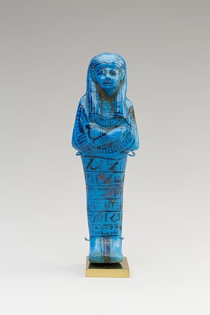 Shabti of Paser, the Vizier of Seti I and Ramesses II, by Paser