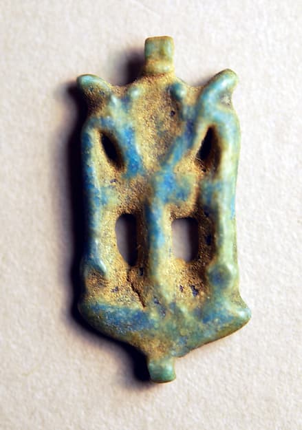 Amulet with an Ankh and Two Was Scepters