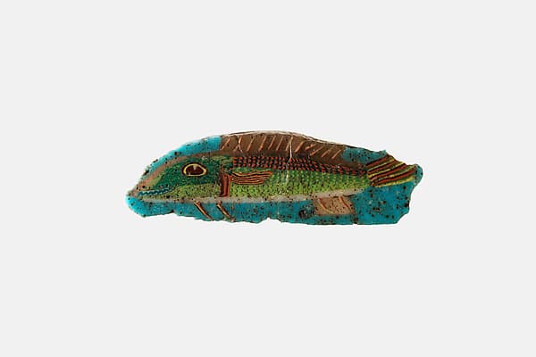 Inlay for Nilotic scene, fish