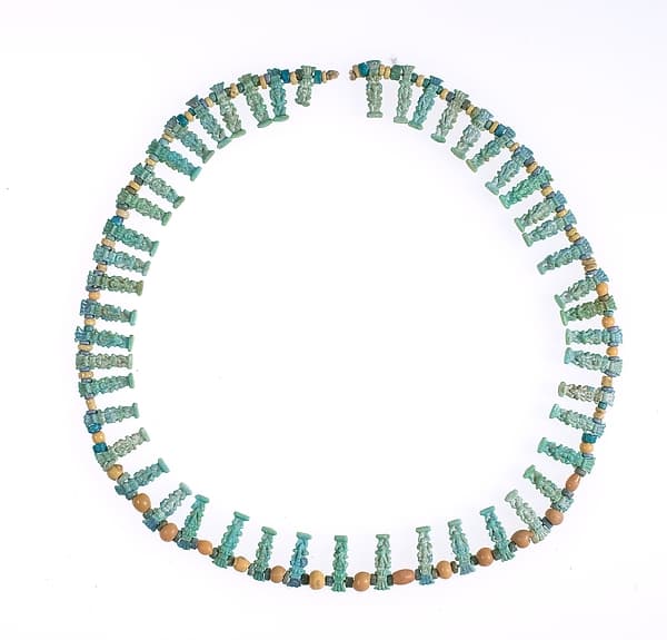 Necklace with Bes amulets