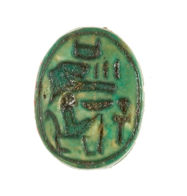 Scarab Inscribed for the [God's] Wife Hatshepsut, Living
