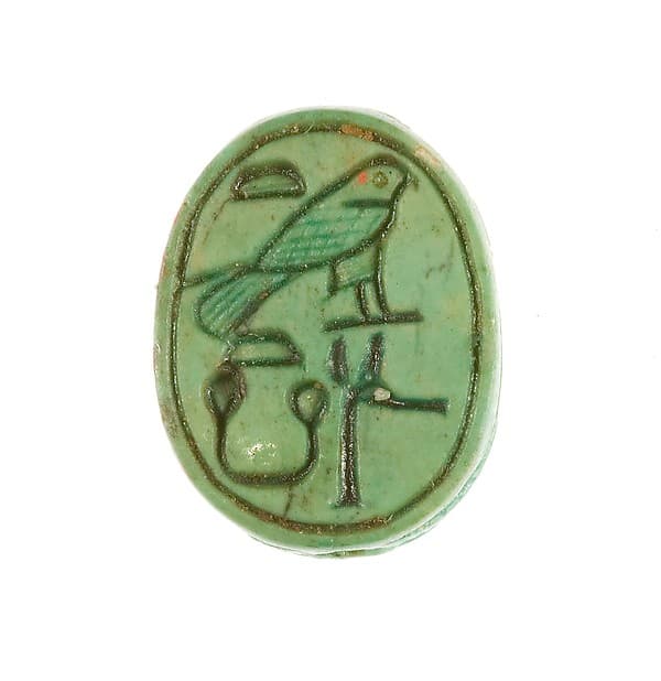 Scarab Inscribed for the Female Horus Wosretkau (Hatshepsut)