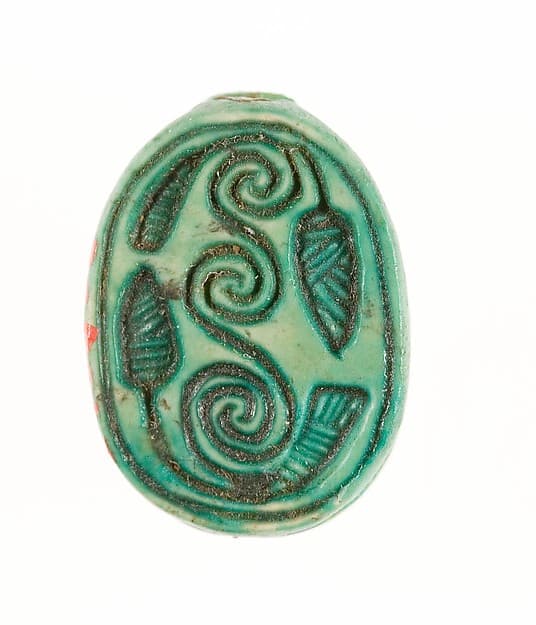 Scarab Inscribed with a Geometric Pattern