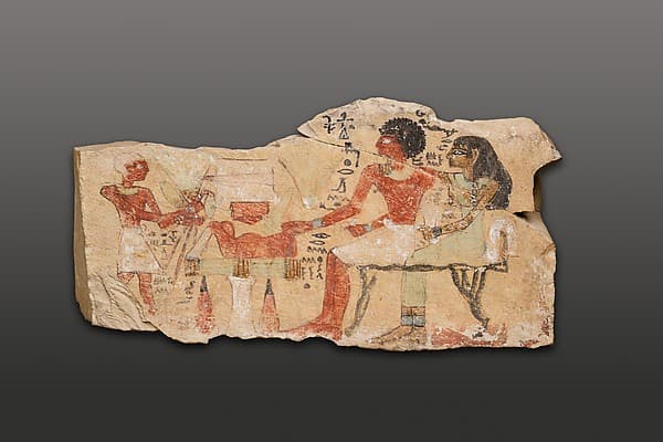 Stela of Intef and his wife, Dedetamun