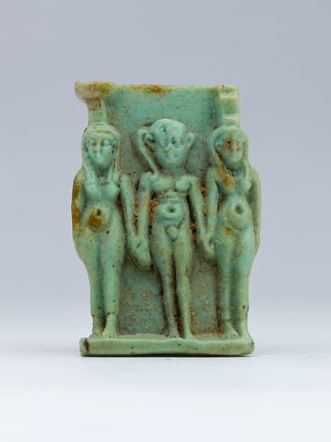 Nephthys, Horus, and Isis Amulet