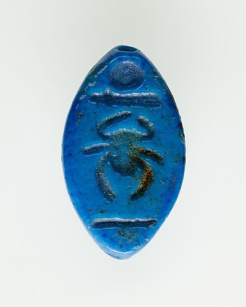 Cowroid Seal-Amulet Inscribed with the Throne Name of Thutmose II