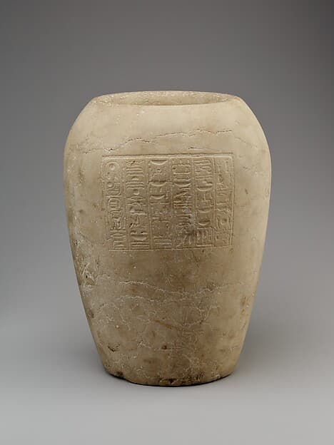 Canopic Jar Inscribed for King Nesibanebdjedet (Smendes)