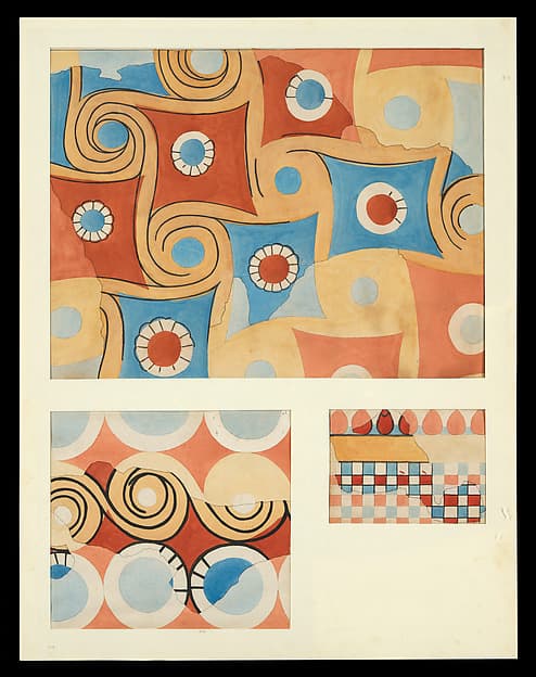 Ceiling Patterns from the Palace of Amenhotep III, Malqata, by William J. Palmer-Jones