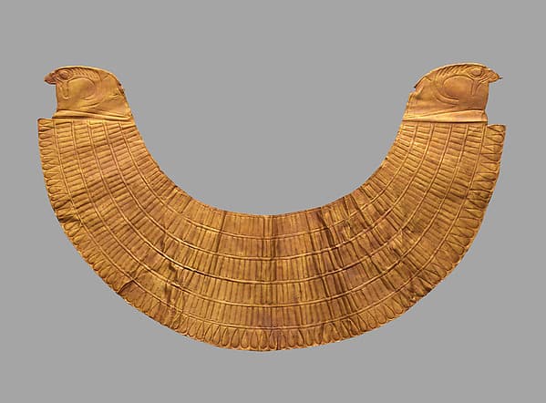 Broad Collar with Falcon-Head Terminals