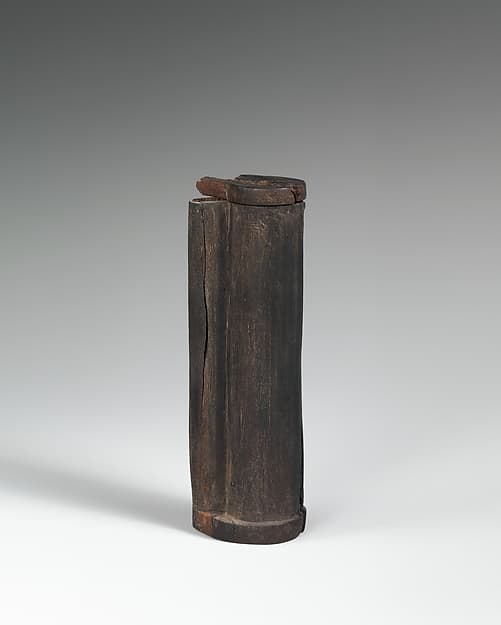 Double kohl tube with lid