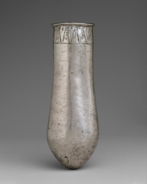 Situla with floral decoration
