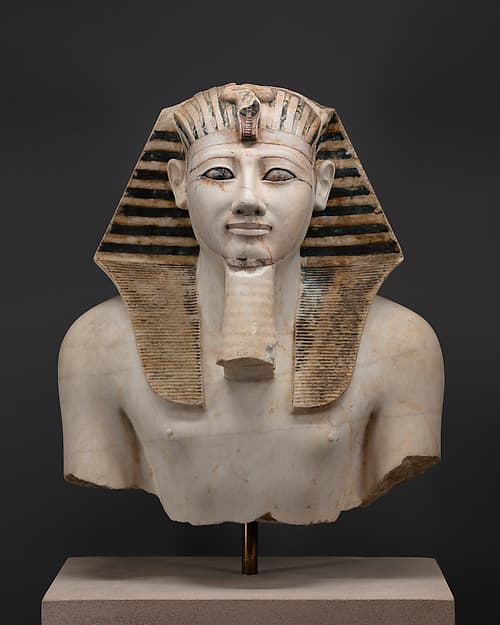 Upper part of a statue of Thutmose III