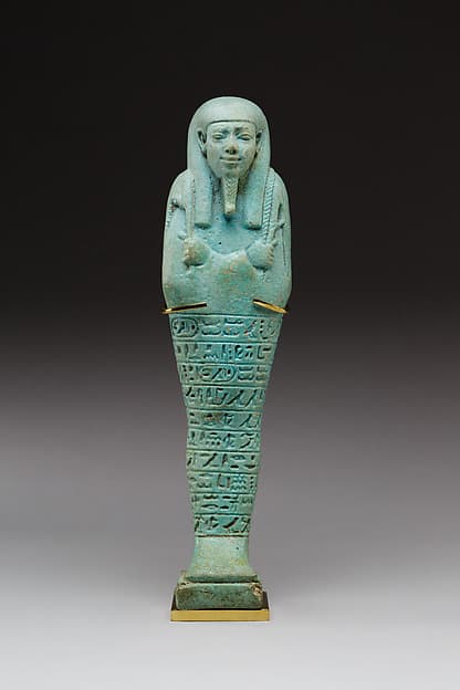 Shabti of Psamtikmeryptah, overseer of the royal fleet