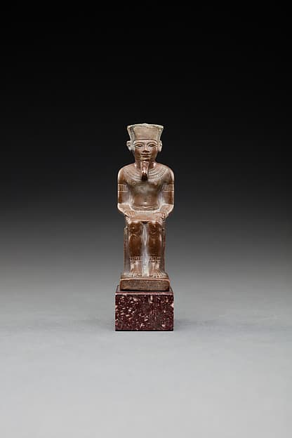 Seated figure of Amun