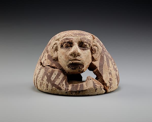 Canopic Jar Lid Belonging to Senimen