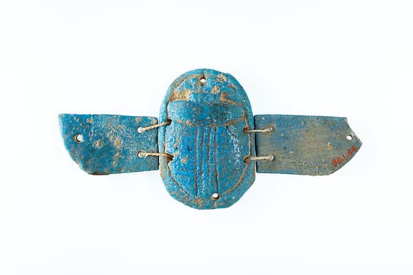 Winged scarab