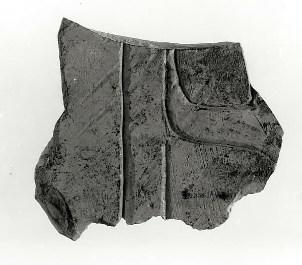 Sunk relief fragment