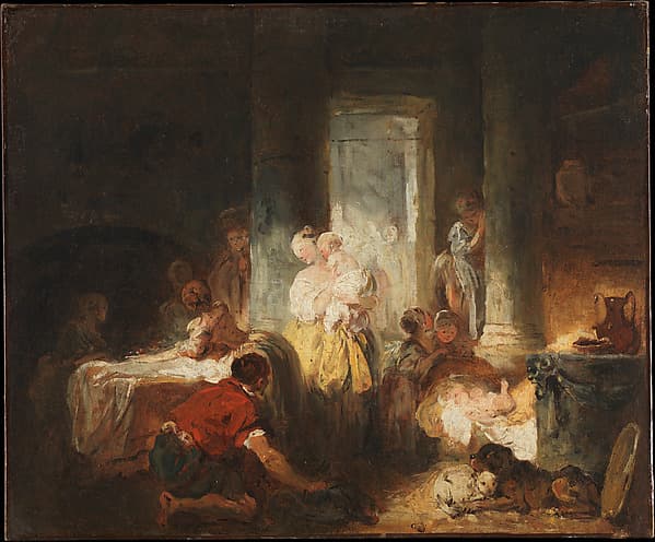 Roman Interior, by Jean Honoré Fragonard