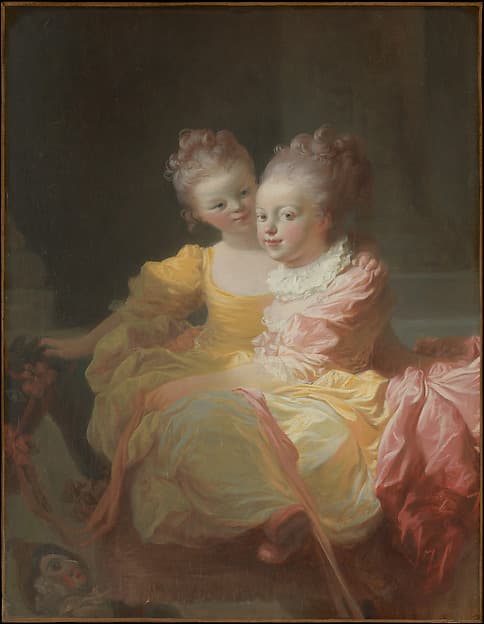 The Two Sisters, by Jean Honoré Fragonard