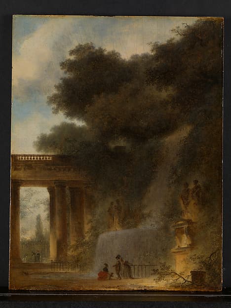 The Cascade, by Jean Honoré Fragonard