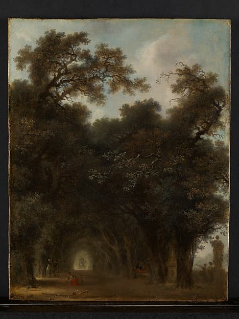A Shaded Avenue, by Jean Honoré Fragonard
