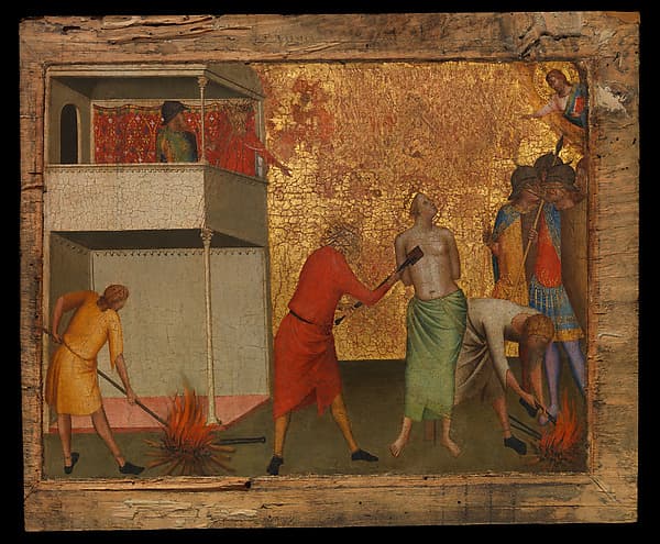 Saint Reparata Tortured with Red-Hot Irons, by Bernardo Daddi
