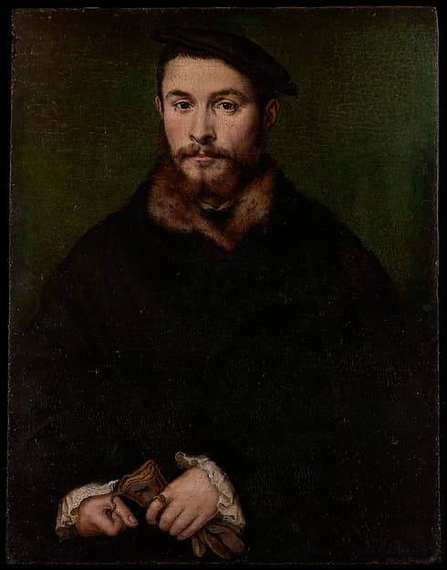 Portrait of a Man with Gloves, by Corneille de Lyon