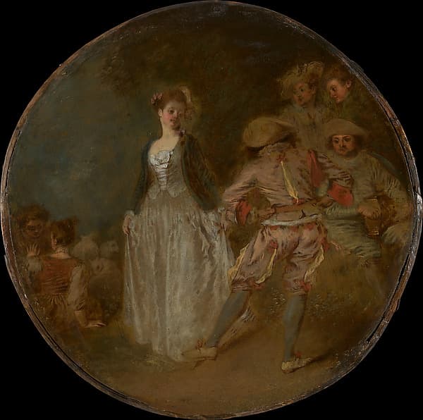 The Country Dance, by Antoine Watteau