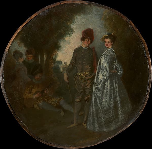 The Cascade, by Antoine Watteau