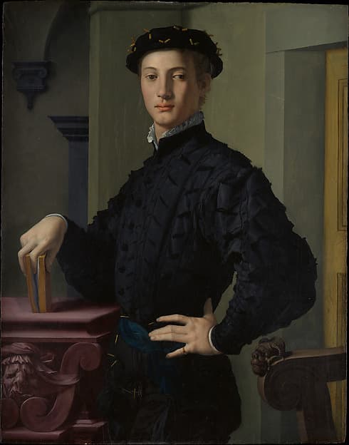 Portrait of a Young Man, by Bronzino (Agnolo di Cosimo di Mariano)