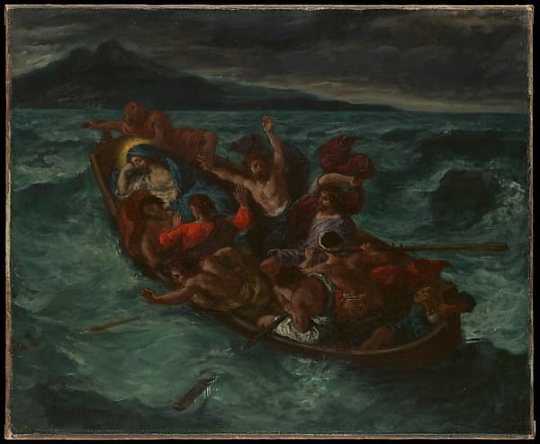 Christ Asleep during the Tempest, by Eugène Delacroix