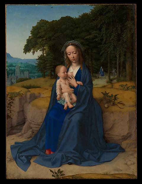 The Rest on the Flight into Egypt, by Gerard David