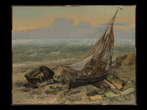 The Fishing Boat, by Gustave Courbet