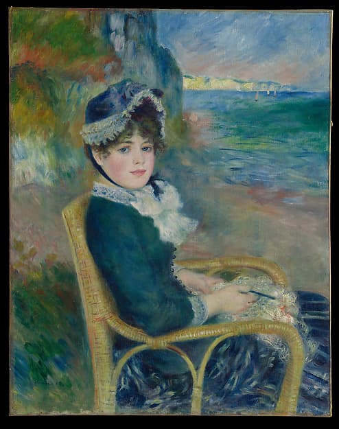 By the Seashore, by Auguste Renoir