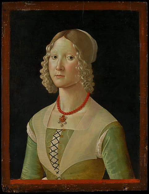 Selvaggia Sassetti (born 1470), by Davide Ghirlandaio (David Bigordi)